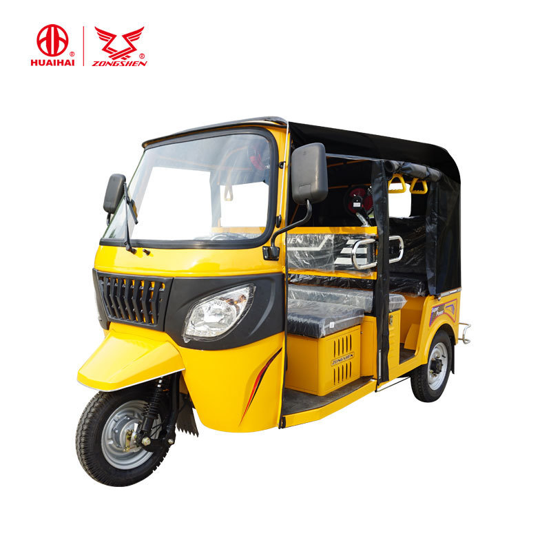 China 3 Wheel Keke Bajaj Ghana Gasoline Motor Tricycle with Motor for Adults