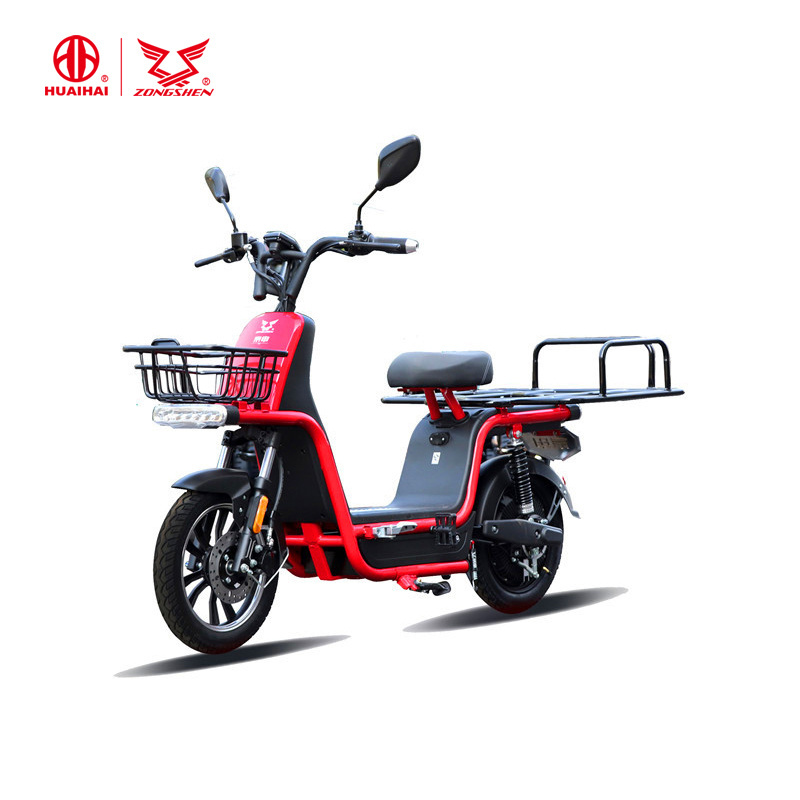 Zongshen Brand Lithium Battery Electric Pizza Fast Food Delivery Cargo  Scooter for Adults