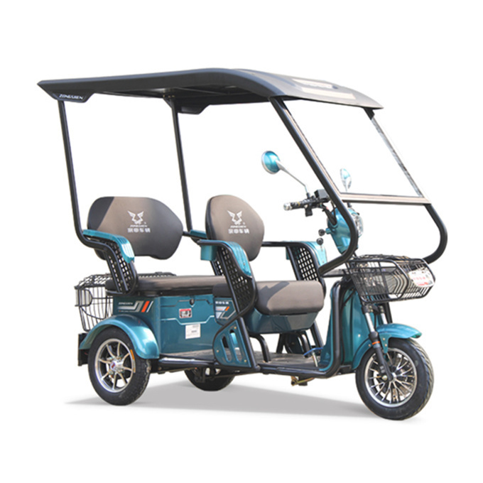 Hot Sell 3 Wheel Two Seat Adult Tricycle