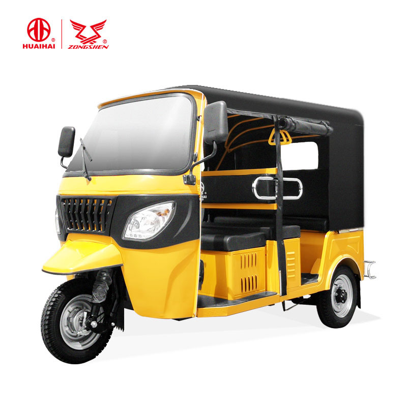 LPG and Gasoline Motorized Tricycle for Passengers  200 water-cooling ZongShen Engine tuk tuk Mototaxi