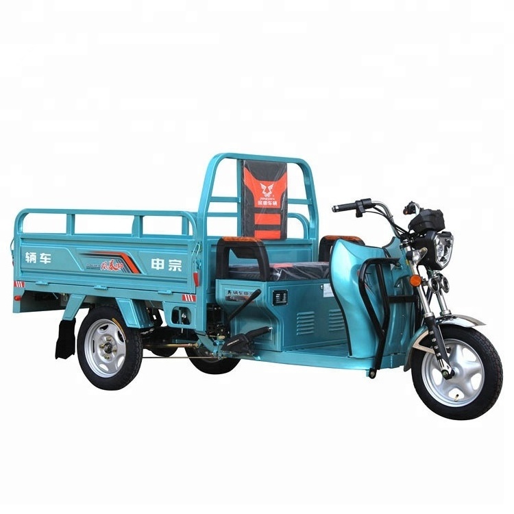 China Suppliers Zongshen Electric Cargo Tricycle Battery Operated Loader E Cart