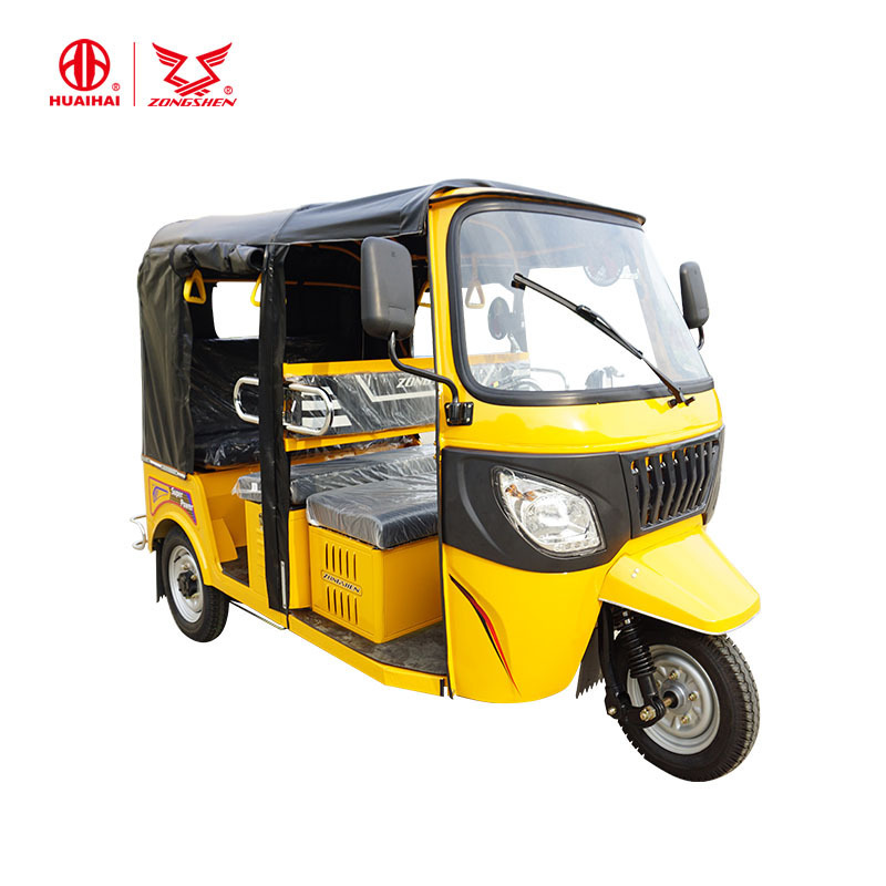 LPG and Gasoline Motorized Tricycle for Passengers  200 water-cooling ZongShen Engine tuk tuk Mototaxi