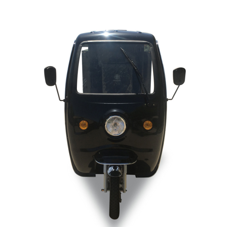 Electric Tricycle With Cabin Electric Express Delivery Tricycle With Closed Cargo Box With Enclosed Van