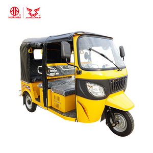 Chinese motorized air cooling 4 stroke engine passenger taxi tricycle 6 seater tuk tuk rickshaw price in nepal