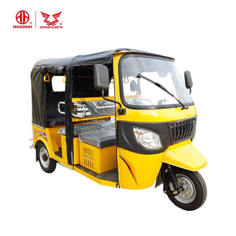 China 3 Wheel Keke Bajaj Ghana Gasoline Motor Tricycle with Motor for Adults