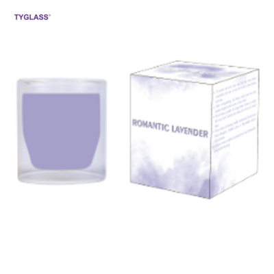 High-quality lavender scented soy massage scented candle contains soy wax and essential oils