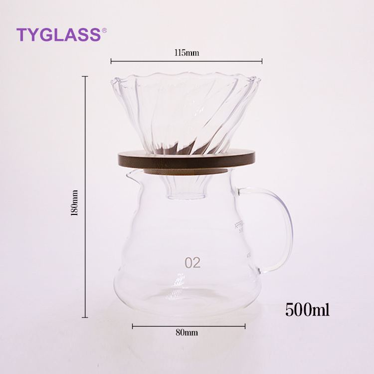 High Quality coffee brewer clear commercial new travel camping outdoor coffee pot