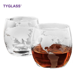 High borosilicate glass Globe Wine Decanter set red wine glass 300ml whiskey glass