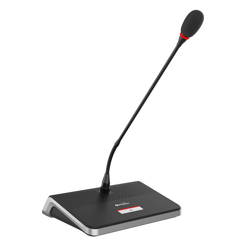 Cost-effective wired speech video conferencing meeting room audio conference microphone system with camera tracking