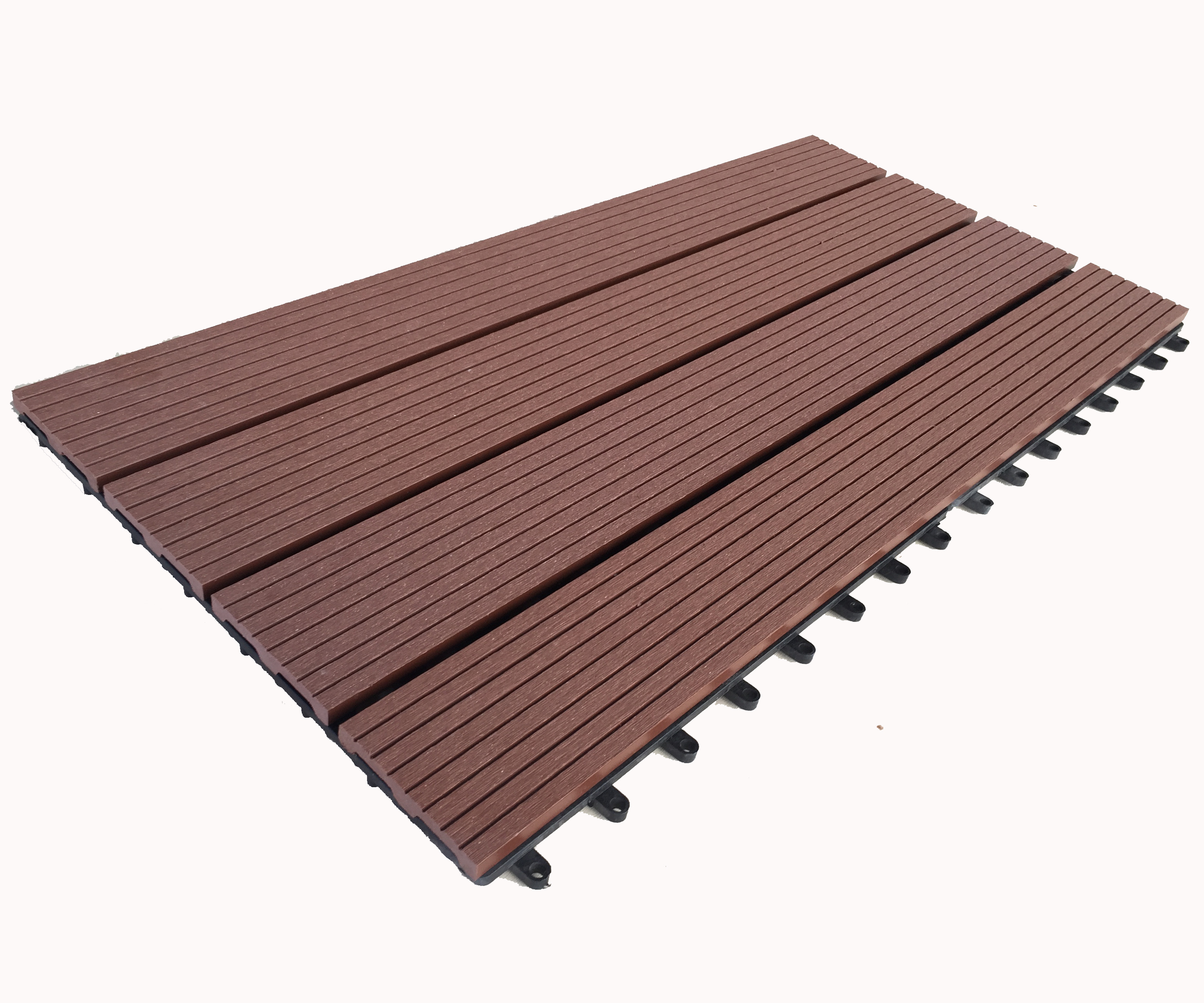 Wooden floor tile Interlocking 30*60cm 30*90cm tile outdoor composite decking floor