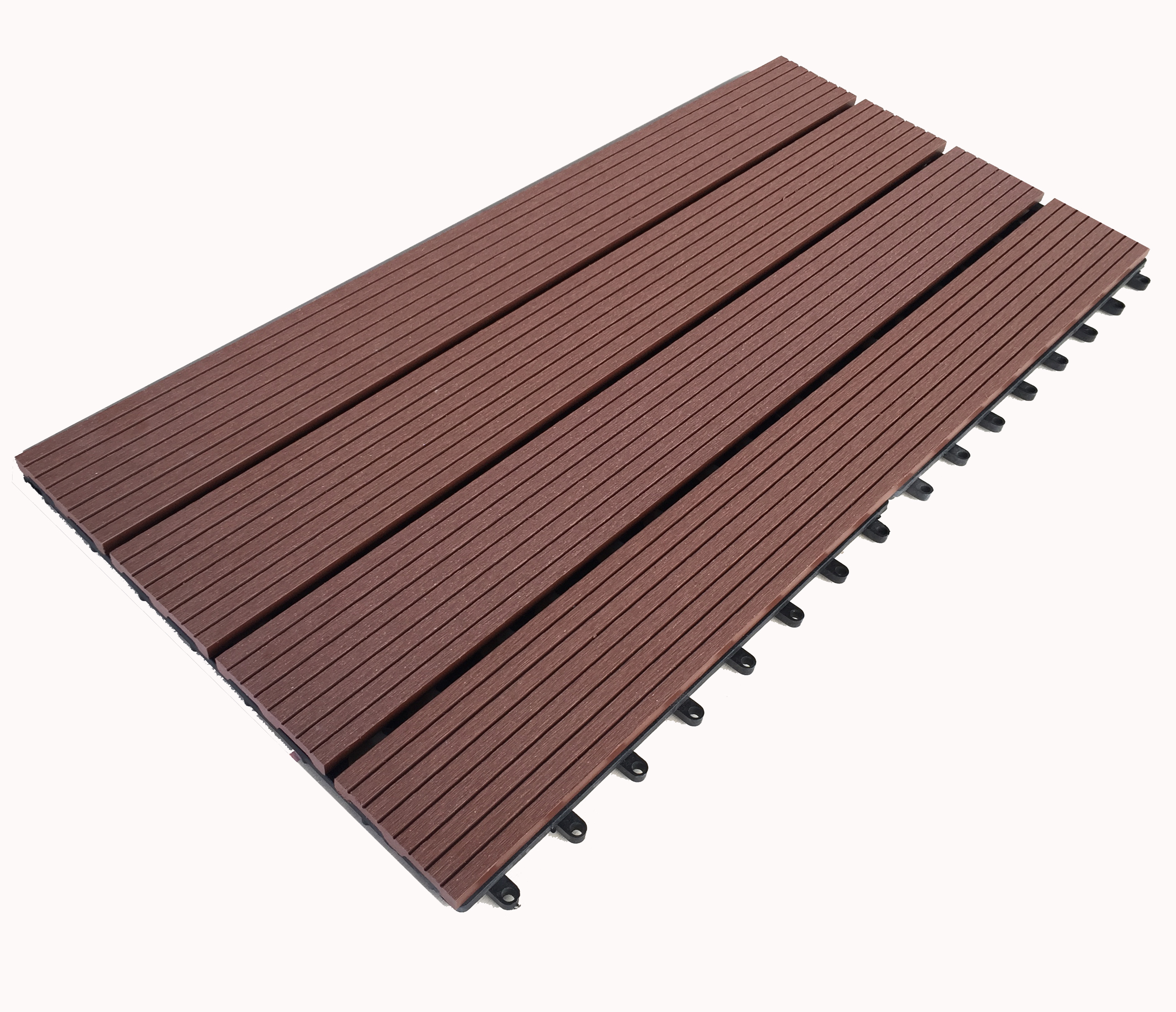 Wooden floor tile Interlocking 30*60cm 30*90cm tile outdoor composite decking floor