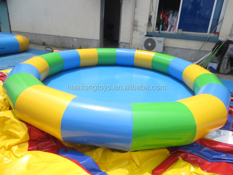 Custom large inflatable swimming pool manufacture inflatable pool for rental