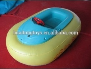 Shoe-like colorful motorized inflatable bumper boat electric bumper boat