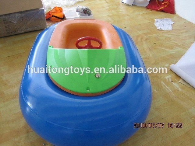 Shoe-like colorful motorized inflatable bumper boat electric bumper boat