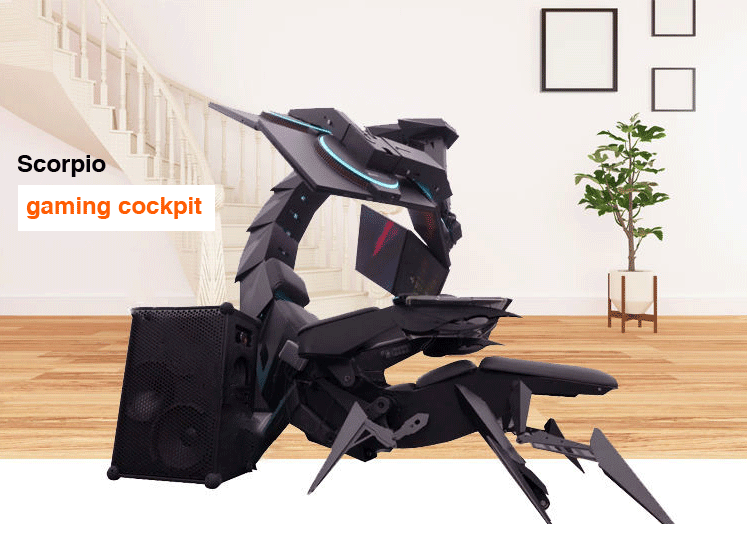 Custom LOGO Zero Gravity Scorpion Computer Cockpit Scorpion Gaming Chair