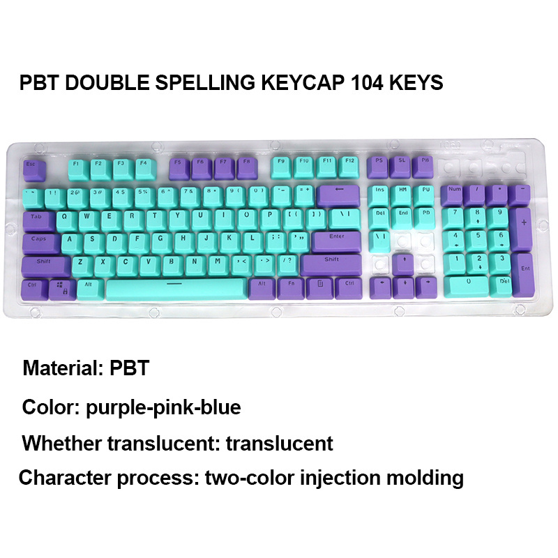 Sublimation 108 Keys Customized Service Colorful Mechanical Custom Keyboard Keycaps