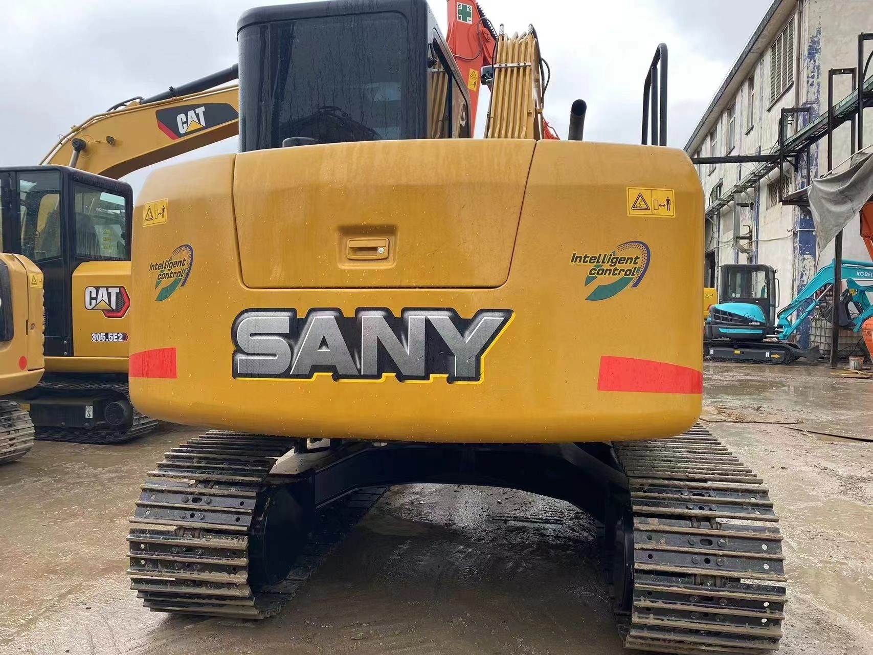 Mini used crawler diggers high quality second-hand excavator excavadora machine Sany SY75C for sale