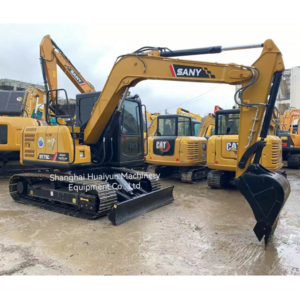 Mini used crawler diggers high quality second-hand excavator excavadora machine Sany SY75C for sale