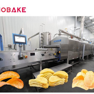 SINOBAKE Industrial Fried potato chips Making Machine Potato Chips Production Line Price Pringles potato chips making machine