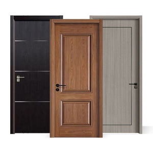 MDF PVC Modern Design Wooden Interior Doors Free Painted Wooden Doors For House