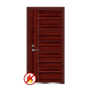 Cheap Uk Bs Certificate One And Half Hours Fire Rated Steel Doors Apartment Fire Protection Door