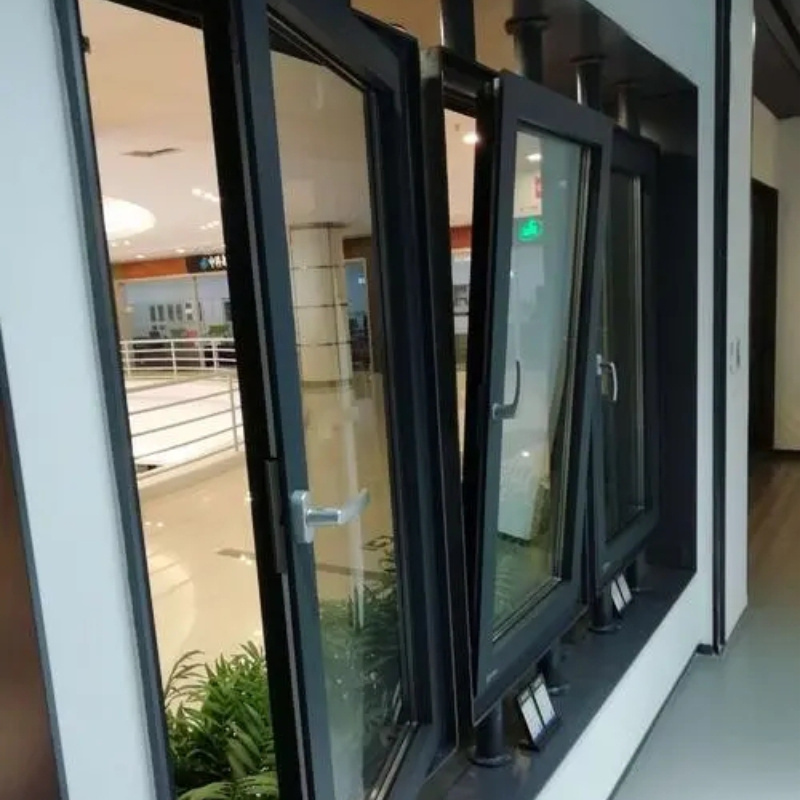 High-quality rotating tilt aluminum window double-glazed high-altitude soundproof window door