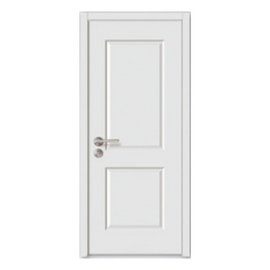 High security HJ-0600 white primer panel door paint free indoor solid color door