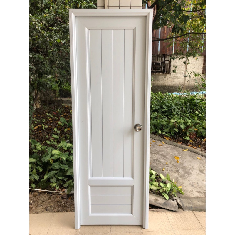 High Quality Waterproof Bathroom PVC Door Resistant Strong louver Plastic Door