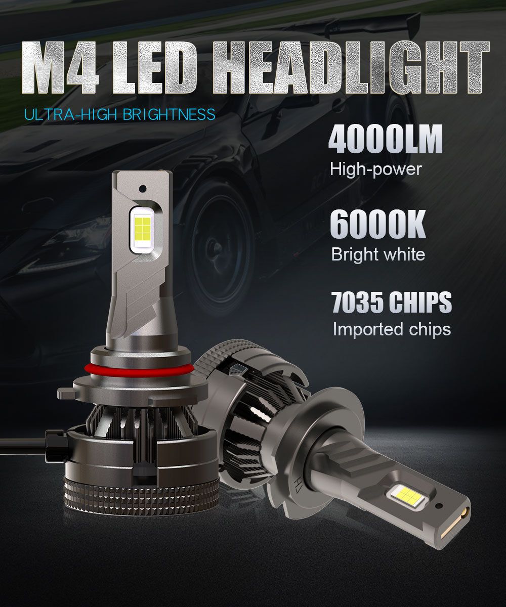 High Quality Auto Led light M4 H11 H4 H7 headlight 12V 36W 4000LM Led Headlight Car Led Headlights high power LED Canbus