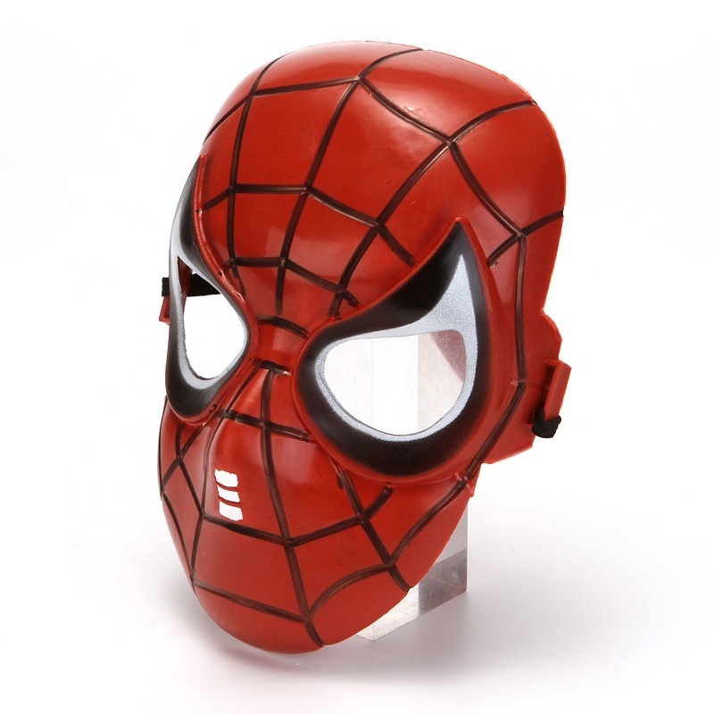 Halloween Avengers Alliance PVC Masks for Children's birthday party Spider-Man mask for cosplay party New Anime Avengers Masks