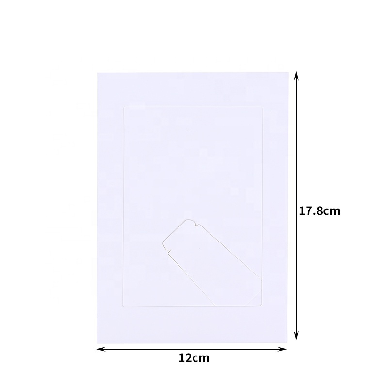 Custom self-standing paper picture frames 4*6,diy classroom photo frame with easel gallery frames bulk for wedding birthday