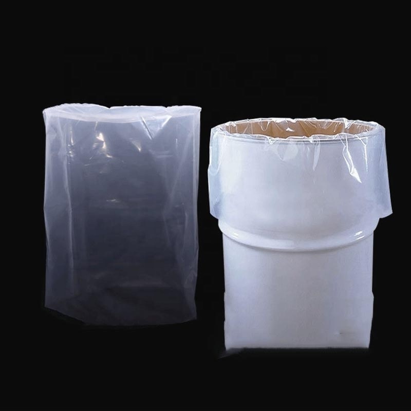 5 15 30 55 gallon 15 30 100 200 liter LDPE transparent round bottom plastic drum liners bags