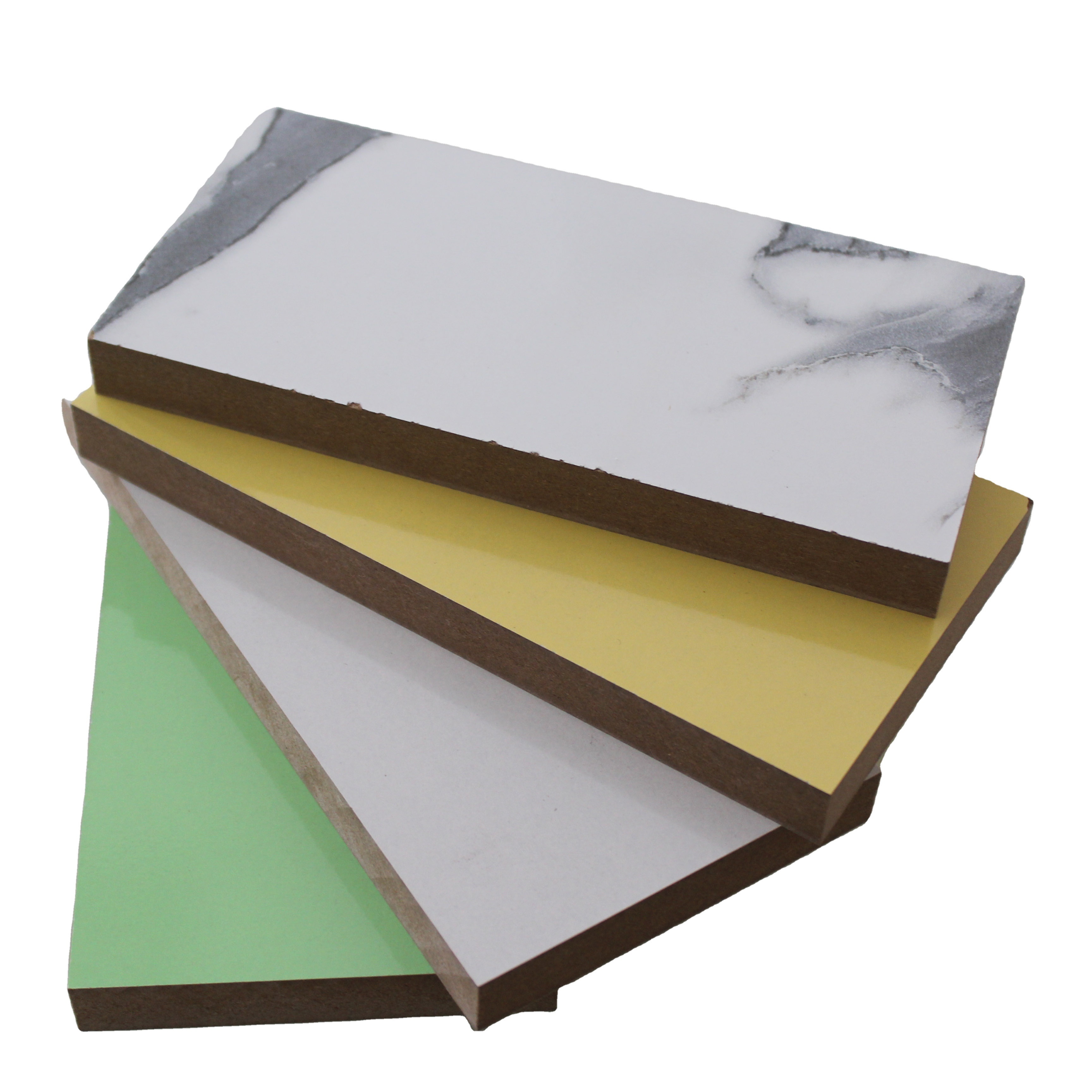 high density melamine paper faced MDF / HDF  plain  board for furniture