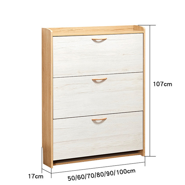 China best sell particle board economical  lowest price wooden   living room shoe storage cabinet