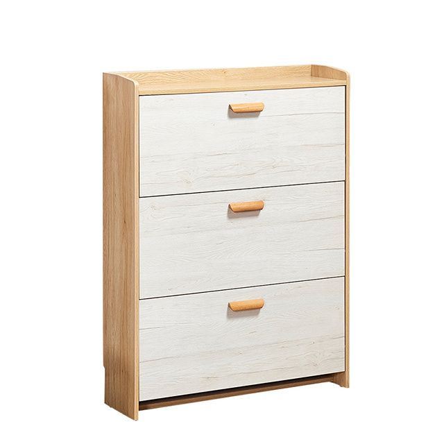 China best sell particle board economical  lowest price wooden   living room shoe storage cabinet