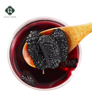 Chinese Natural raw pure Dry Tea Black Mulberry Fruit Sweet and Sour Soft dried organic Mulberries