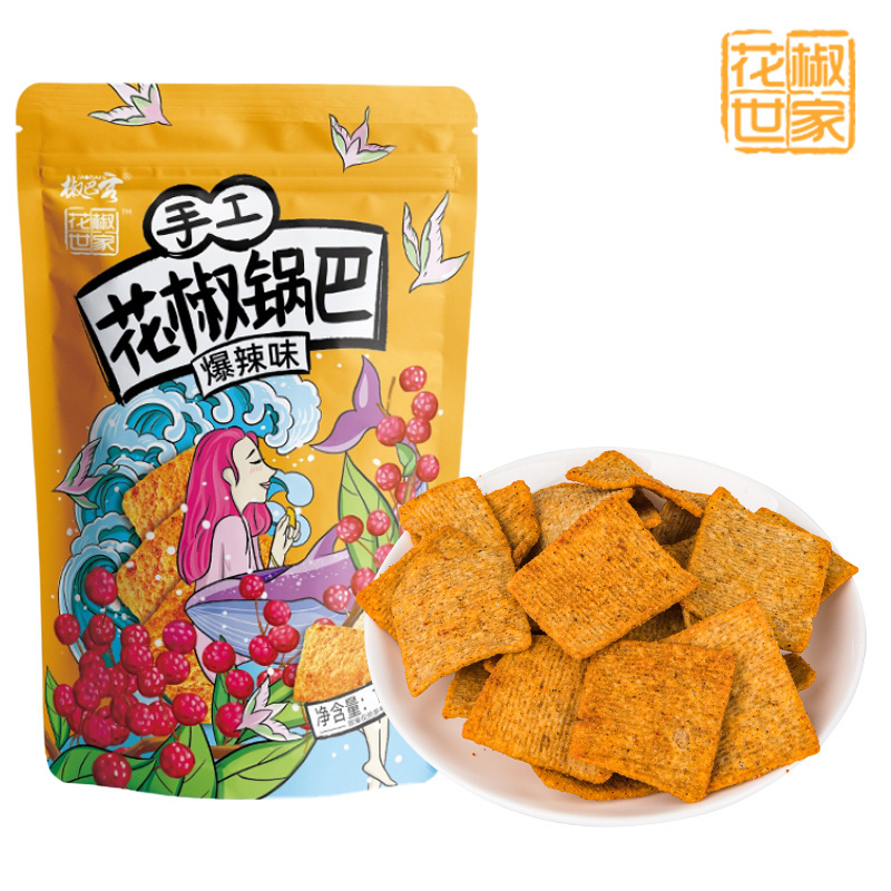 Fries rice crust crisp spicy Chinese spicy snacks Delicious Chinese Feature Spicy Vegan Snack Fast Food Latiao in Bag