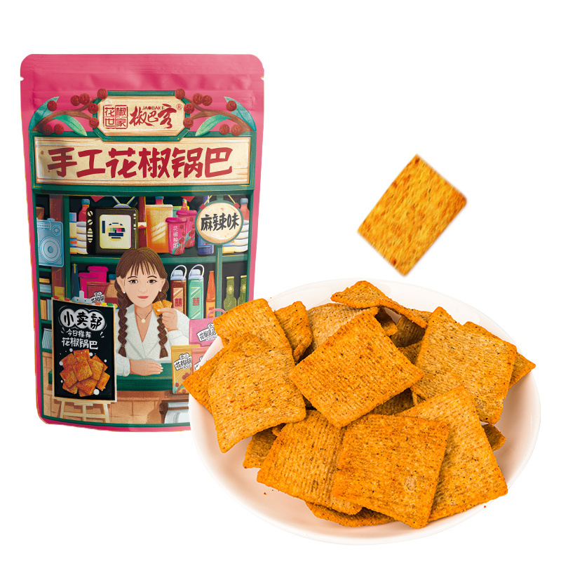 Delicious Authentic chinese Real Product Gluten Free fries crisp spicy snacks rice crust flavors spicy Konjac chips