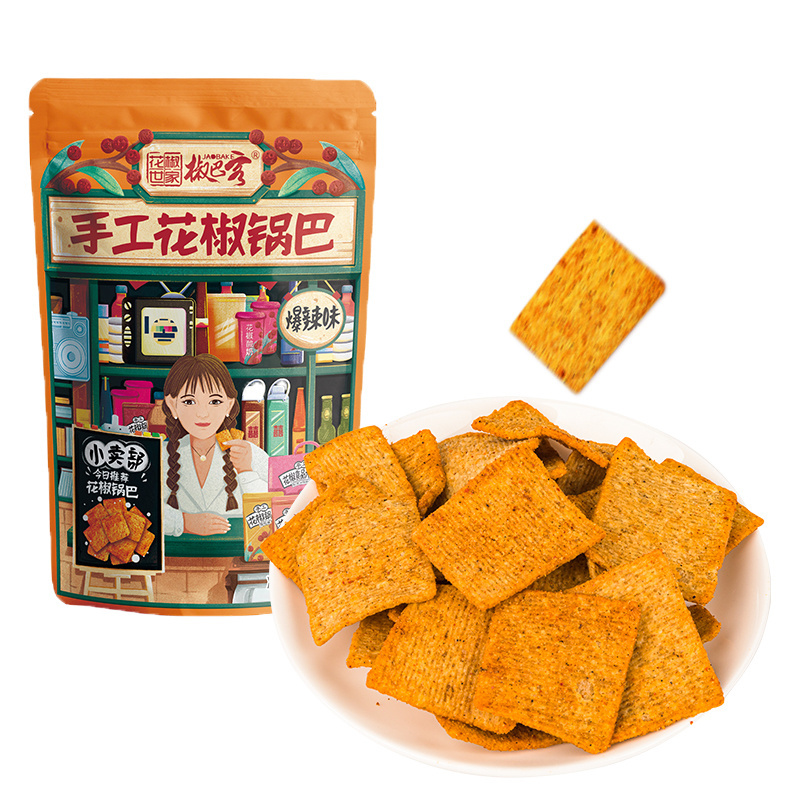 Delicious Authentic chinese Real Product Gluten Free fries crisp spicy snacks rice crust flavors spicy Konjac chips