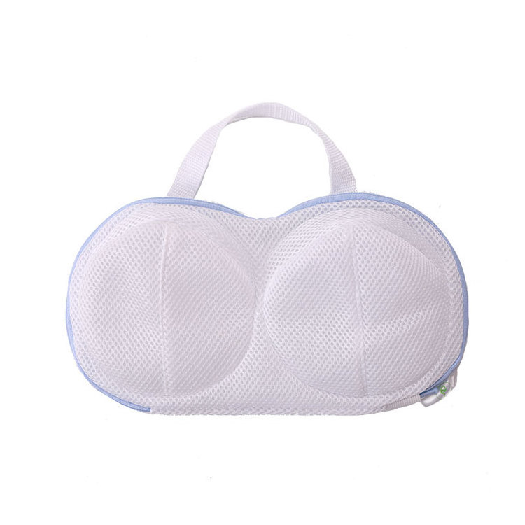 Wholesale OME Factory Polyester Sandwich Mesh Laundry Bag Wash Bag Regular Size For Bra Lingerie Washing Machine