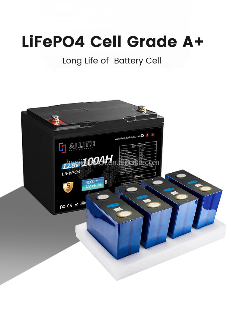 Lithium Ion Battery OEM 12.8V 12V 24V 200Ah 300Ah 400Ah 100Ah 50Ah LiFePO4  Solar Energy Storage Battery Pack