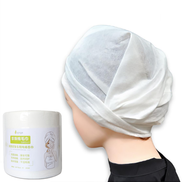 Non-woven Fabric Quick Dry Disposable Hair Salon Towel for One Time Use Hair Towel Disposable Cotton Towels