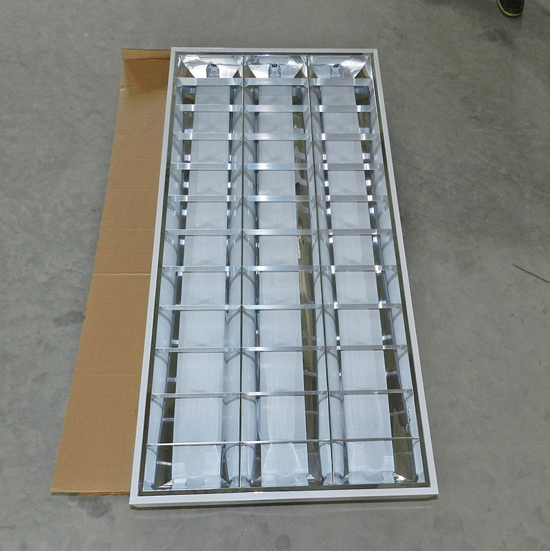 China Factory Hot Sales Ceiling grille light surface indoor reflector Grille Lamp Grille Fluorescent Lighting Fitting