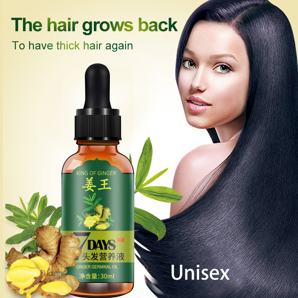 Ginger Hair Care Essential Oil 30ml Massage Essential Oil Thick Hair Hairgrowth oil