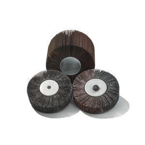 Factory Direct Sale Muti-layer Flap Wheel Abrasive Internal Polishing Alumina Glass Grinding Wheel With Shaft