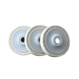 China Manufacturer's 100% Wool Felt Polishing Wheel Steel and Stainless Steel Abrasive Disc for Metal for Angle Grinder