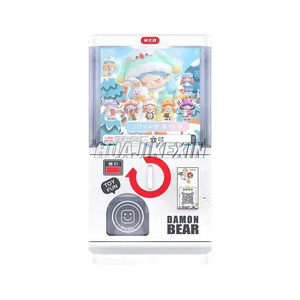 Wholesale Hot Sale Coin Token Operated Mini Doll Machine Gashapon Capsule Toys Vending Machine