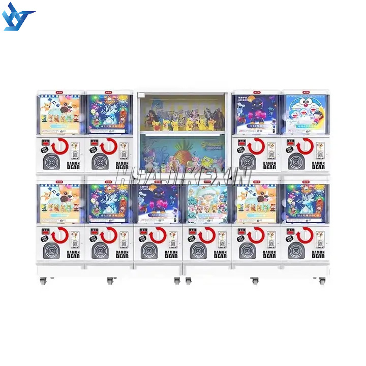 Wholesale Hot Sale Coin Token Operated Mini Doll Machine Gashapon Capsule Toys Vending Machine