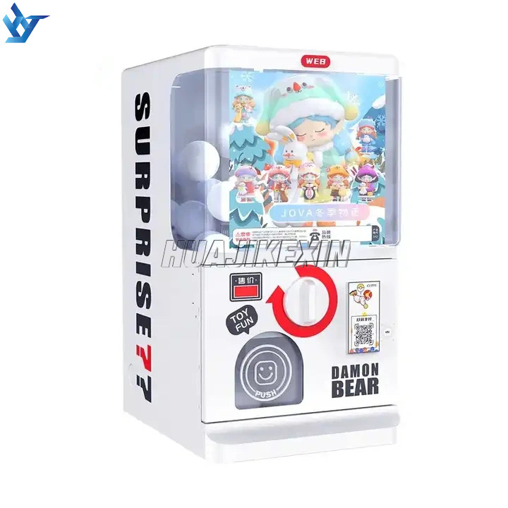 Wholesale Hot Sale Coin Token Operated Mini Doll Machine Gashapon Capsule Toys Vending Machine