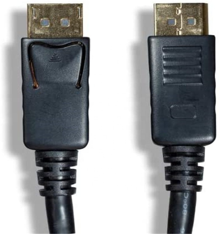 DisplayPort to Displayport Cable 1.8m ,Gold Plated Display Port to Display Port Cable 4K@30HZ Resolution(Male to Male)